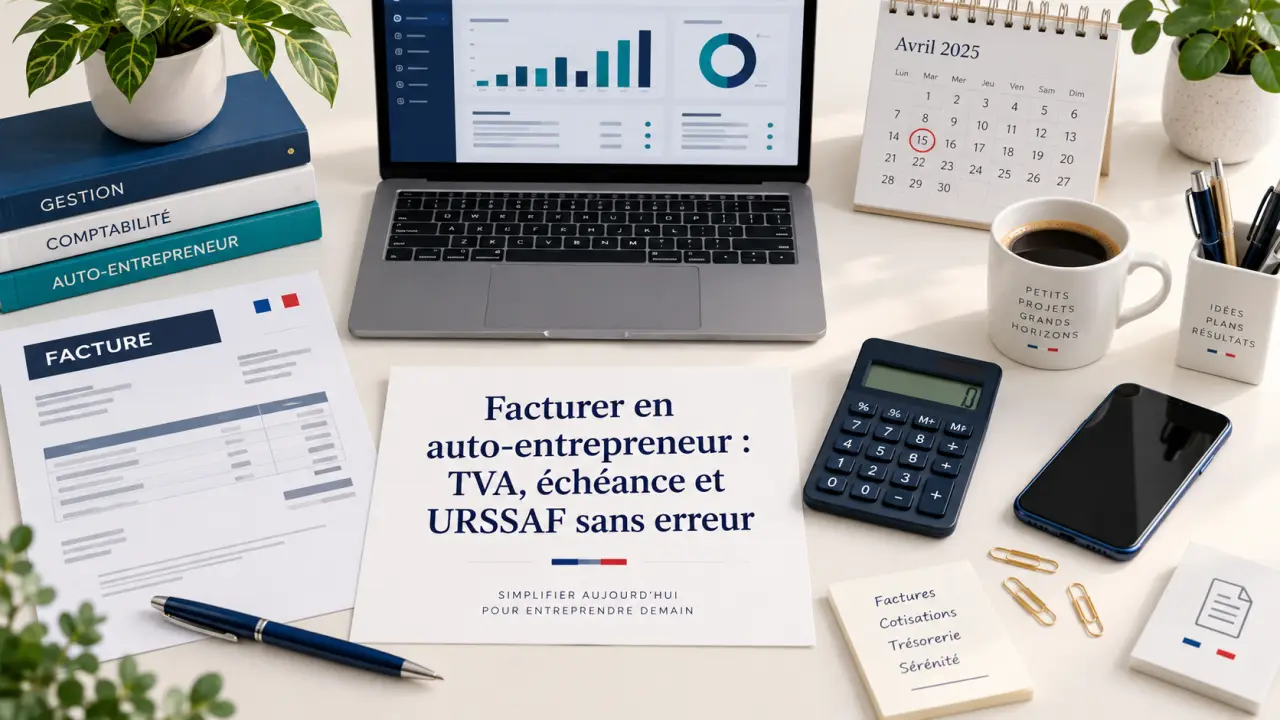 Facturer en auto-entrepreneur : TVA, échéance et URSSAF sans erreur