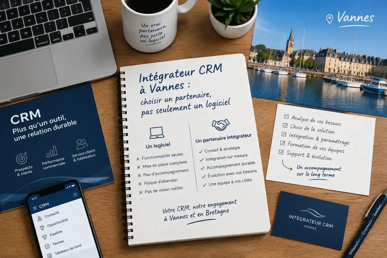 Intégrateur CRM à Vannes : choisir un partenaire, pas seulement un logiciel